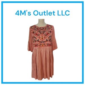 KIRUNDO Women 2024 Summer Boho Babydoll Dress